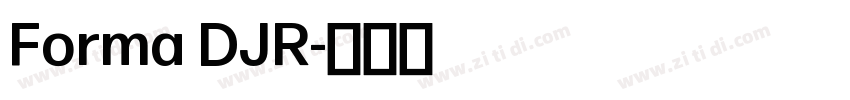 Forma DJR字体转换